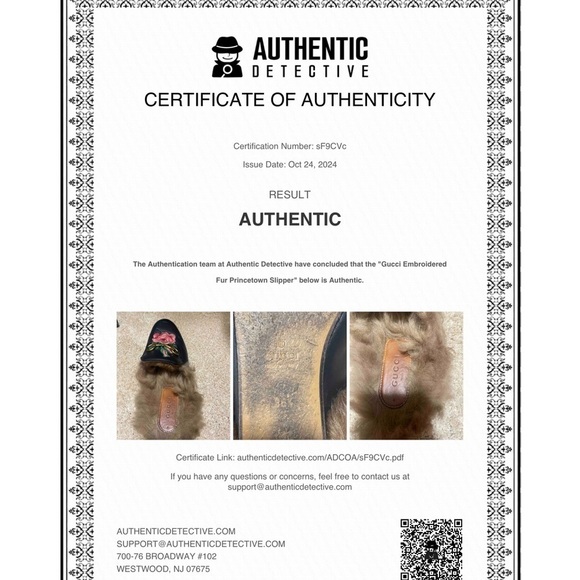 Gucci Loafer Mule Princetown with Fur - Picture 13 of 13